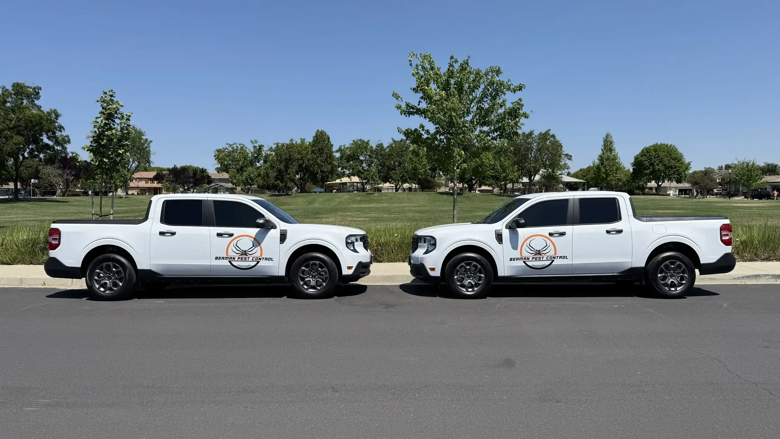 Beaman Pest Control service truck